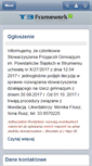 Mobile Screenshot of gimnazjum.strumien.pl